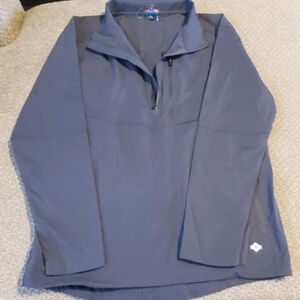 BURLEBO Charcoal Quarter-Zip Pullover Size S